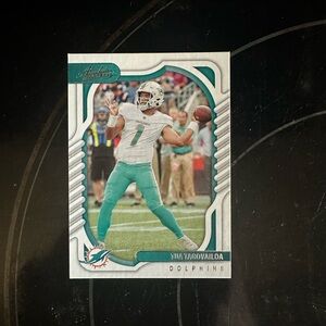 Tua Miami Dolphins Football Card